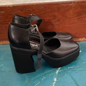 Free People Platform Mary Jane Heels